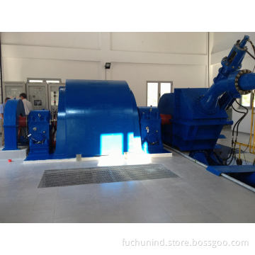 Horizontal Double Nozzle Pelton Turbine Unit / Pelton Hydro Turbine Generator